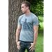 Superman Party Started Junk Food Blue Heather Graphic Tee Shirt