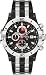 Black And Silver Tone Stainless Steel Marine Star Quartz Chronograph