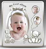 from Shudehill Deluxe Satin Silver Baby Photo Album - My First Album (Model 50040)