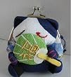 Lucky Cat Coin Purse - Maneki Neko Blue