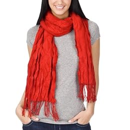 Mossimo Black Heavy Crinkle Wrap - Red (pre-order)