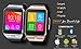 Indigi® SWAP (Smart Watch And Phone) GSM Quanband Bluetooth SmartWatch Phone Capacitive Color Touch Screen Built-in Pedometer & Sleep Monitor (Silver)