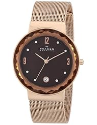 Skagen Womens SKW2068 Klassik Analog Display Analog Quartz Rose Gold Watch