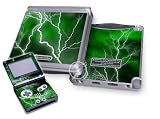 Gameboy Advance GBA SP Modding Vinyl Tattoo Skin - Flash Green Preisvergleich