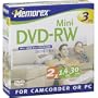 Memorex 1.4GB 1x-2x 3" Pocket DVD-RW Media (3-Pack)