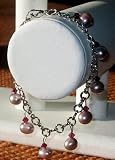 51CJ0VHA40L. SL160  Gorgeous Fresh Water Rosaline Pearl and Swarovski Rosline Crystal