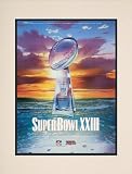 Matted 10.5 x 14 Super Bowl XXIII Program Print | Details: 1989, 49ers vs Bengals