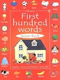 First 100 Words in English Sticker Book (First Hundred Words Sticker Books)
