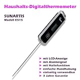 Sunartis E515 Digitales Universales Haushaltsthermometer mit Alarmsignalvon "Sunartis"