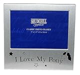 Silver Colour   I Love My Pony   Photo Frame Pet Lover Gift Present