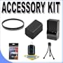 BP511 Lithium Ion Replacement Battery & Charger 37mm UV Filter BigVALUEInc Accessory Saver Bundle f/ Canon Optura Camcorders