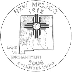2008-D New Mexico BU State Quarter