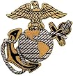 US Marine Corps Embroidered Patch USMC Military Eagle Anchor Globe Logo Iron-On Emblem