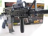 BOYS TOY MACHINE GUN RIFLE M-16 SCOPE VIBRATION LIGHT SOUND