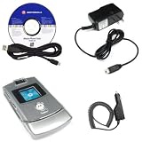 OEM MOTOROLA MOBILE PHONE TOOLS 4.0 CD + USB DATA CABLE + CAR CHARGER + TRAVEL CHARGER + CLEAR SNAP-ON COVER for RAZR V3 V3i V3c V3m V3r V3t V3e (COMBO BUNDLE)
