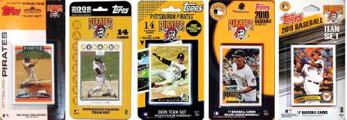 MLB Pittsburgh Pirates 5 Different Licensed Trading Card Team Sets