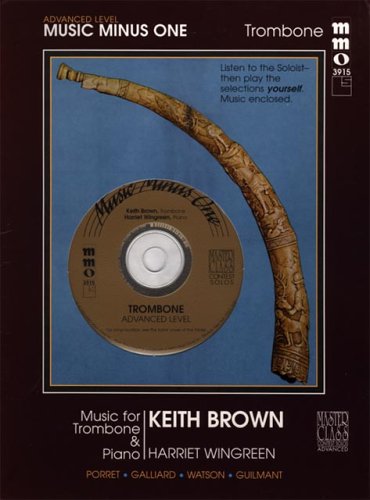 Advanced Trombone Solos Vol 1 Bk/CD (Music Minus One (Numbered))