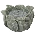 Sunterra 311202 Decorative Fountain Nozzle, Lotus Flower, Stone Grey