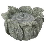 Sunterra 311202 Decorative Fountain Nozzle, Lotus Flower, Stone Grey by Sunterra