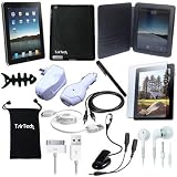 TsirTech 15-Item Accessory Bundle for New Apple iPad 4G Lite And iPad 2 3G tablet / Wifi model 16GB, 32GB, 64GB