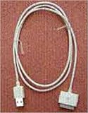充電 関係 : 充電ケーブル iPod用USBデ-タ転送/充電ケ-ブル 長サ:1m 色:白 USB-IPOD1 rum-06-00244