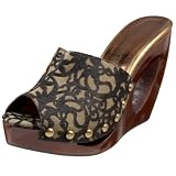 jessica bennett Womens Langley Wooden Wedge Slide