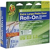 Duck Brand 281069 Roll-On Indoor Extra Large Window/Patio Door Premium Insulating Film Kit, 84-Inch x 112-Inch