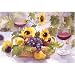 Magic Slice Non-Slip Flexible Cutting Board, Party Size 7.5" x 11", Summer Wine by Judy Buswell