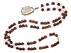 Energy Mala Beads for Clarity- Rudraksha Rose Quartz Prayer Mala Spiritual Yoga Healing Japamala