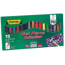 Crayola Pro Collection 15 Gel Pens