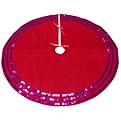 Sequined Tree Skirt - Pink (48")