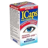I-caps Eye Vitamin and Mineral Supplement, Lutein & Zeaxanthin, 60 Coated Tablets