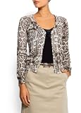 Mango Womens Snak Print Cardigan