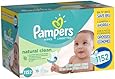 Pampers Natural Clean Wipes 16x Pack 1152 Count