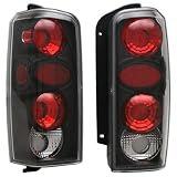 97 98 99 00 01 JEEP CHEROKEE ALTEZZA TAIL LIGHTS BLACK