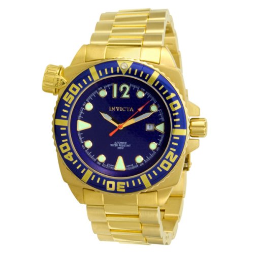 Invicta Men's 7223 Signature Collection Corduba Diverlock Gold-Tone Stainless Steel Watch