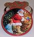 Gourmet Food : Scott's Cakes 1 lb. Milk Chocolate Covered Pretzel with Christmas Jimmies in a Santa Tin