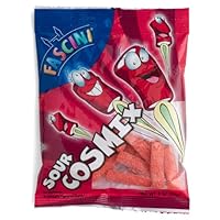 Fascini Cosmix Sour Strawberry Flavored, 12-Count 4-Ounce Package