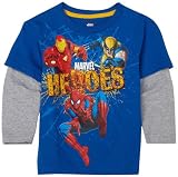 Marvel Boys 4-7 Heroes 2-Fer Tee
