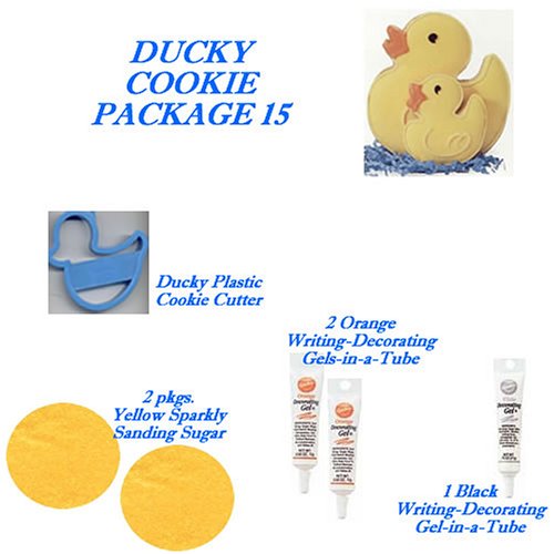 Baby Shower Cakes, Cookies - Rubber Ducky Do-It-Yourself Cookie Decorating Pkg 15 - SAVE... by Wilton, Lucks