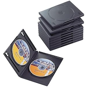 【クリックで詳細表示】ELECOM CCD-DVD06BK DVDトールケース