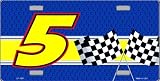 #5 Racing License Plate