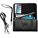 Black Purse Hand Bag Case for the Acer Liquid Metal with both a hand and shoulder loop option - a unique Gomadic design