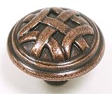 Large Knob - Celtic Large Knob in Antique Copper