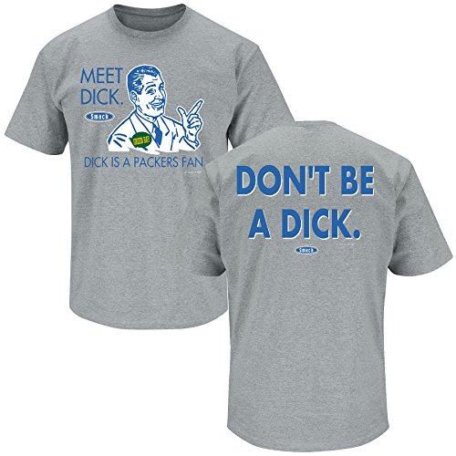 Detroit Lions Fans. Don't Be A Dick Grey T-Shirt (S-5X)