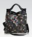 Galian Studded Handbags Fold Over Purse Multi Color Crossbody