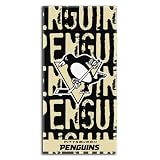 Pittsburgh Penguins NHL Fiber Reactive Beach Towel (Grunge Series) (60x30")
