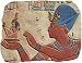 The Offering of Maat Relief with color details