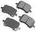 Akebono ACT1160 Proact Ultra Premium Ceramic Disc Brake Pad kit, grey