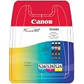 Canon - CLI-526 C/M/Y Multi Pack - Pack de 3 couleurs - Cartouche d'encre d'origine
